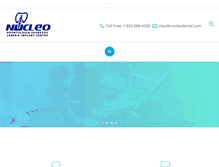 Tablet Screenshot of nucleodental.com